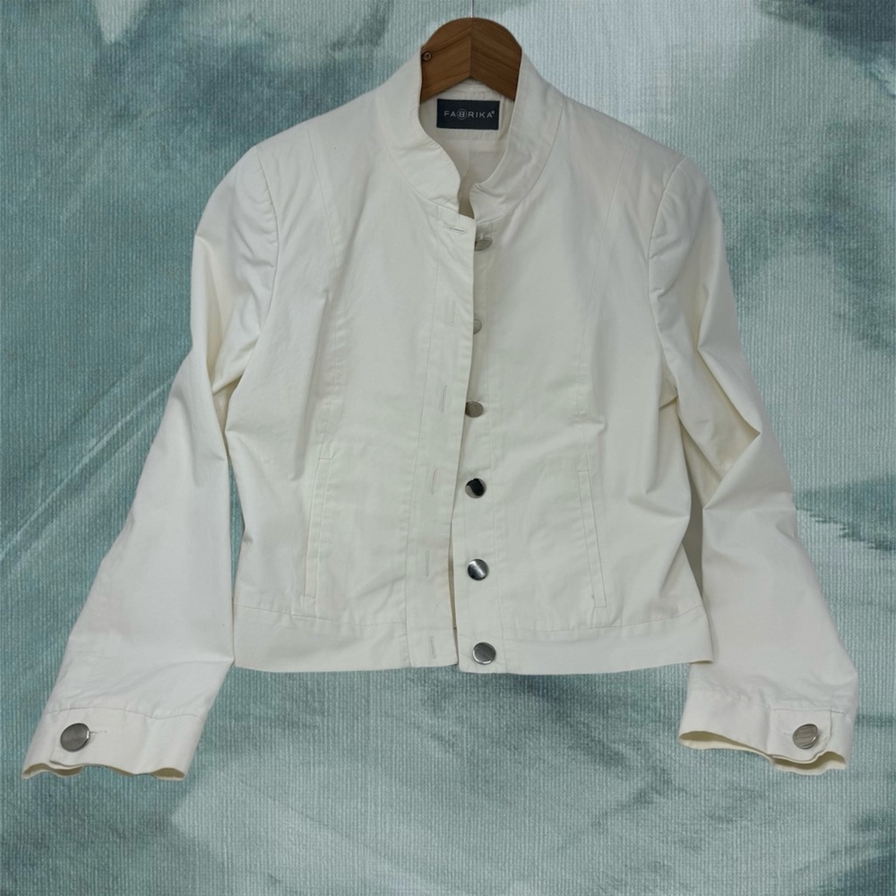 FABRIKA Stand Collar Long Sleeve Jacket - Picture 11 of 13